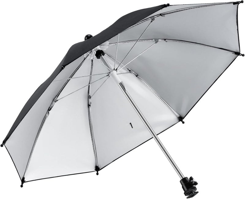 VILTROX Updated 50cm Hot Shoe Umbrella, DSLR Mirrorless Camera Protect Umbrella Rain Cover Protector Sunshade, Protects Camera from Rain, Bird Drop, Strong Sunlight, Snow, Waterproof Camera Umbrella - Image 3